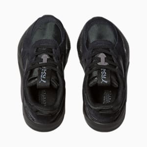 RS-X Blackout Little Kids' Shoes, PUMA Black-CASTLEROCK