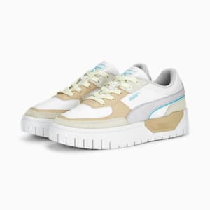 Zapatos deportivos Cali Dream Brighter Days para mujer, PUMA White-Granola-Spring Lavender, extralarge