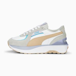 Sneakers Cruise Rider NU Brighter Days Femme, PUMA White-Hero Blue
