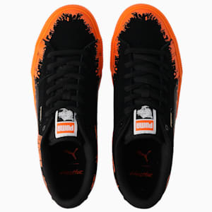 ユニセックス スケートボード PUMA x HIROTTON スウェード スニーカー II, Puma Black-Vibrant Orange, extralarge-JPN