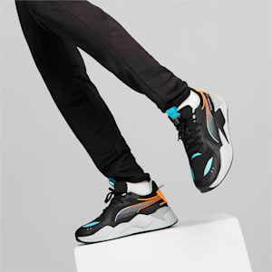 ユニセックス RS-X 3D スニーカー, PUMA Black-Harbor Mist