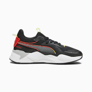 RS-X 3D Unisex Sneakers, PUMA Black-PUMA Red, extralarge-IND