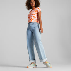 Pwrframe OP-1 Kidult Unisex Sneakers, Pristine-Orange Peach, extralarge-IND