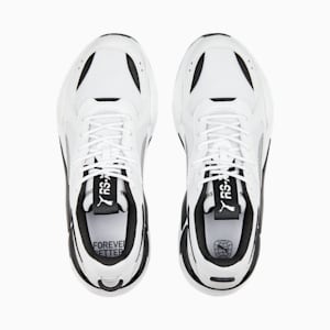 RS-X Black and White Unisex Sneakers, PUMA White-PUMA Black, extralarge-IND