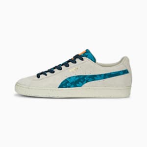 Sneakers Suede Gentle Jungle, Frosted Ivory-Dark Night