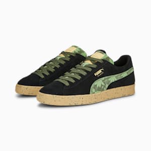 Zapatos deportivos Suede Gentle Jungle, PUMA Black-Spring Fern
