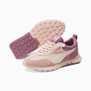 Rider FV Color Block Women's Sneakers, Rose Quartz-Pale Grape