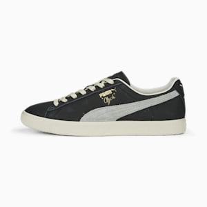 Clyde Base Unisex Sneakers, PUMA Black-Frosted Ivory-Puma Team Gold, extralarge-IND