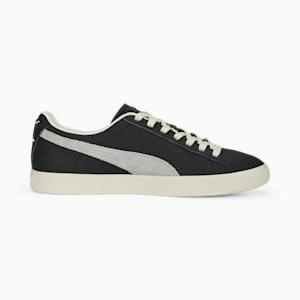 ユニセックス クライド ベース スニーカー, PUMA Black-Frosted Ivory-Puma Team Gold