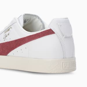 Clyde Base Sneakers, PUMA White-Wood Violet-Puma Team Gold, extralarge-IND