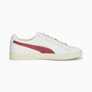 ユニセックス クライド ベース スニーカー, PUMA White-Wood Violet-Puma Team Gold