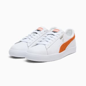Tenis Clyde Base, PUMA White-Maple Syrup-Puma Team Gold, extralarge