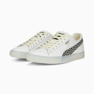 Clyde Summer Breeze Women's Sneakers, PUMA White-Frosted Ivory