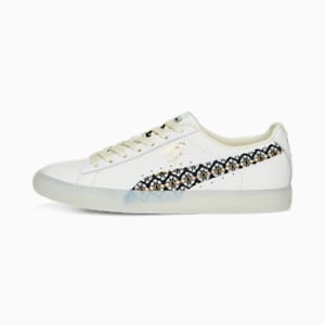 Clyde Summer Breeze Women's Sneakers, PUMA White-Frosted Ivory