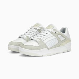 Slipstream Premium Unisex Sneakers, PUMA White-Vapor Gray, extralarge-IND