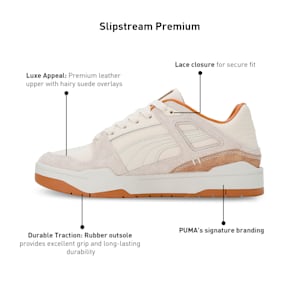 Slipstream Premium Unisex Sneakers, Pristine-Desert Tan-Gum, extralarge-IND