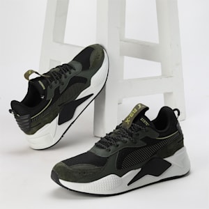 RS-X Elevated Hike Unisex Sneakers, PUMA Black-Myrtle, extralarge-IND