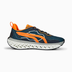Xetic Sculpt Blue Collar Unisex Sneakers, Dark Night-Ultra Orange, extralarge-IND