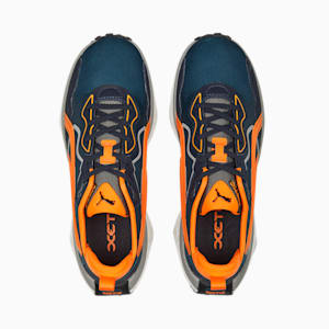 Xetic Sculpt Blue Collar Unisex Sneakers, Dark Night-Ultra Orange, extralarge-IND