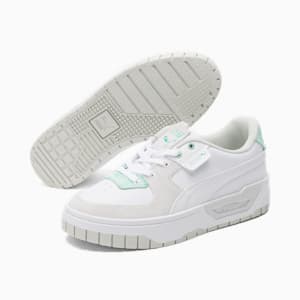 Zapatos deportivos Cali Dream PUMA para mujer, Puma White-Nimbus Cloud-Mist Green