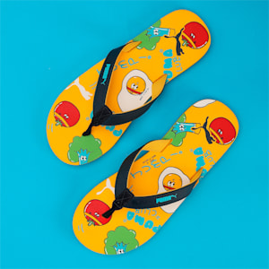 Hop Youth Flip Flops, Spectra Yellow-High Risk Red-Spellbound-PUMA White, extralarge-IND