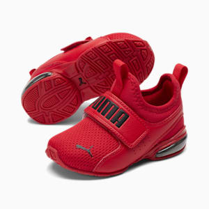 puma slip ons orange kids