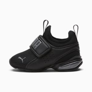 Zapatos Axelion sin cordones para bebé, PUMA Black-Cool Dark Gray