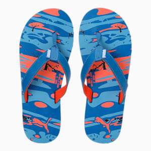 Jimmy Youth Flipflops, Victoria Blue-Nasturtium-PUMA White
