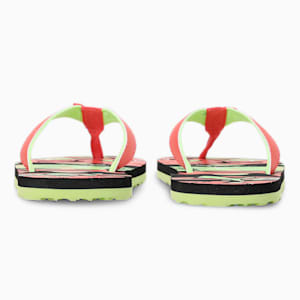 Puma Jimmy Kids' Flip-Flops, PUMA Black-Fiery Coral-Fizzy Apple, extralarge-IND