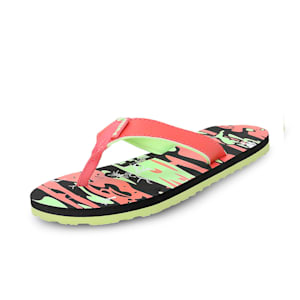Puma Jimmy Kids' Flip-Flops, PUMA Black-Fiery Coral-Fizzy Apple, extralarge-IND