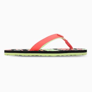 Puma Jimmy Kids' Sandals, PUMA Black-Fiery Coral-Fizzy Apple