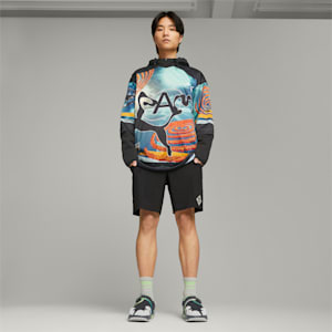 Sandalias PUMA x PERKS AND MINI TS-01, PUMA Black-Lime Squeeze
