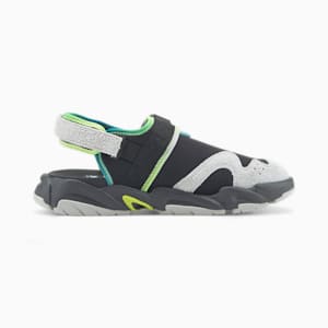 Sandales PUMA x PERKS AND MINI TS-01, PUMA Black-Lime Squeeze