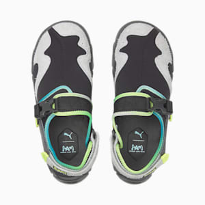 PUMA x PERKS AND MINI TS-01 Men's Sandals, PUMA Black-Lime Squeeze
