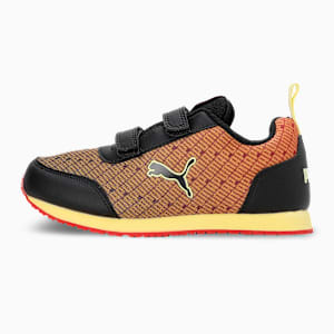 PUMA Sunny Kids' Lightweight Casual Shoes, High Risk Red-Yellow Pear-PUMA Black, extralarge-IND