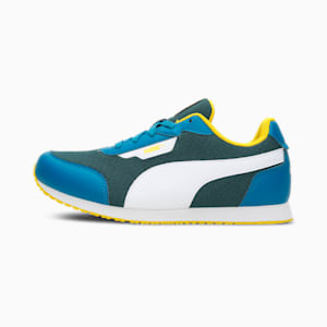 Axel Youth Sneakers, Quarry-Green Gables-Spectra Yellow