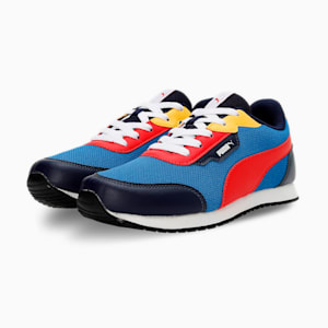 Axel Youth Sneakers, PUMA Team Royal-Peacoat-Spectra Yellow, extralarge-IND