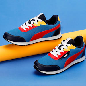Axel Youth Sneakers, PUMA Team Royal-Peacoat-Spectra Yellow, extralarge-IND