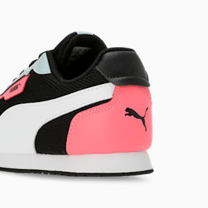 Axel Youth Sneakers, PUMA Black-PUMA White-Passionfruit, extralarge-IND