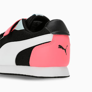 Axel Kid's Sneakers, PUMA Black-PUMA White-Passionfruit, extralarge-IND