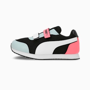 Axel Kid's Sneakers, PUMA Black-PUMA White-Passionfruit, extralarge-IND