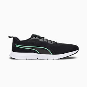 Puma Flexfly Mesh RES Men's Shoes, PUMA Black-Green Glare