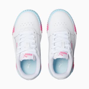 Zapatos deportivos Carina 2.0 Fade para niños pequeños, Puma White-Puma White-Sunset Pink