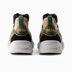 メンズ PUMA x BLACK FIVES TRC ブレイズ ミッド スニーカー, Deep Forest-Light Sand-Chestnut, extralarge-JPN