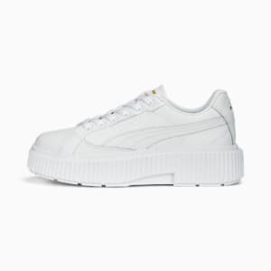 ウィメンズ ディナーラ レザー スニーカー, PUMA White