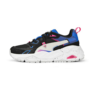 TRC Mira Tech Pop Women's Sneakers, PUMA Black-Royal Sapphire