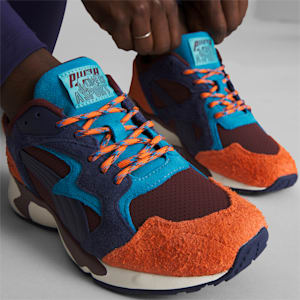 PUMA x JUNE AMBROSE Keeping Score Prevail Women's Sneakers, Aubergine-Patriot Blue