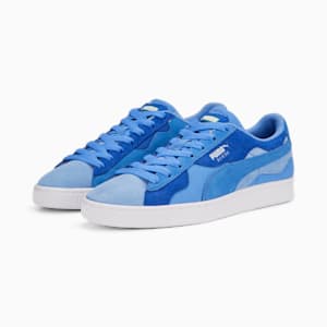 Sneakers Suede Camowave Earth, Dusky Blue-Blue Glimmer-Day Dream