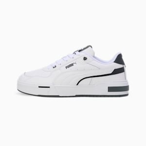 CA Pro Glitch Leather Unisex Sneakers, PUMA White-PUMA Black-Feather Gray, extralarge-IND