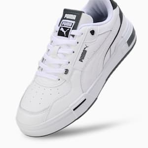 CA Pro Glitch Leather Unisex Sneakers, PUMA White-PUMA Black-Feather Gray, extralarge-IND